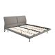 Paturi - Pat dublu tapitat design LUX Dark grey 180x200cm