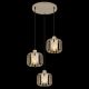 Pendule, Lustre suspendate - Lustra moderna cu 3 pendule ALFRED