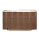Comode - Comoda din furnir de nuc cu blat marmura portelanata Walnut
