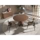 Comode - Comoda din furnir de nuc cu blat marmura portelanata Walnut