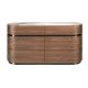 Comode - Comoda din furnir de nuc cu blat marmura portelanata Walnut