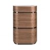 Dulapior 5 sertare furnir de nuc cu blat marmura portelanata Walnut