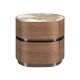 Noptiere - Noptiera cu sertare furnir de nuc cu blat marmura portelanata Walnut