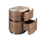 Noptiere - Noptiera cu sertare furnir de nuc cu blat marmura portelanata Walnut