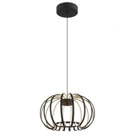 Pendule, Lustre suspendate - Lustra LED suspendata moderna RIBBON negru