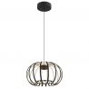 Lustra LED suspendata moderna RIBBON negru