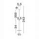 Pendule, Lustre suspendate - Pendul tub subtire aluminiu negru si alabastru LED NOEMI