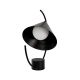 Veioze - Lampa de masa din otel negru Contemporary