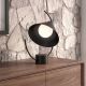 Veioze - Lampa de masa din otel negru Contemporary