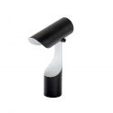 Lampa de masa din otel cu suport pentru creioane Black and White