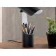 Veioze - Lampa de masa din otel cu suport pentru creioane Black and White