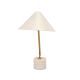 Veioze - Lampa de masa din otel cu baza din marmura Contemporary