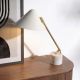 Veioze - Lampa de masa din otel cu baza din marmura Contemporary
