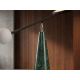 Veioze - Lampa de masa LED din otel negru si marmura portelanata verde