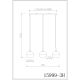 Pendule, Lustre suspendate - Lustra cu 3 pendule moderna RAGUSA
