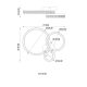 Plafoniere - Lustra, Plafoniera LED design circular MARLENNE