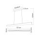 Pendule, Lustre suspendate - Lustra LED suspendata design modern MALINDA