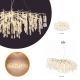 Pendule, Lustre suspendate - Lustra suspendata cu cristale din sticla KINGA