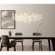Pendule, Lustre suspendate - Lustra suspendata cu cristale din sticla KINGA