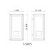 Aplice - Aplica de perete exterior IP44 LOGANA