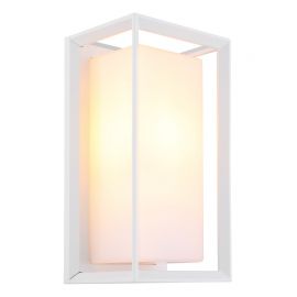 Aplice - Aplica de perete exterior IP44 LOGANA alba