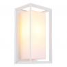 Aplica de perete exterior IP44 LOGANA alba