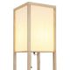Lampadare - Lampa de podea tip raft din lemn maro TABITHA