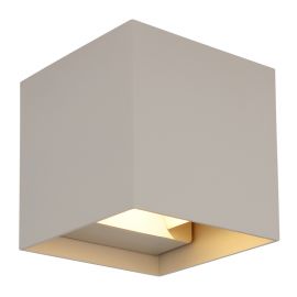 Aplica LED, Spot pentru iluminat exterior design modern IP54 Veronika nisip 10x10cm