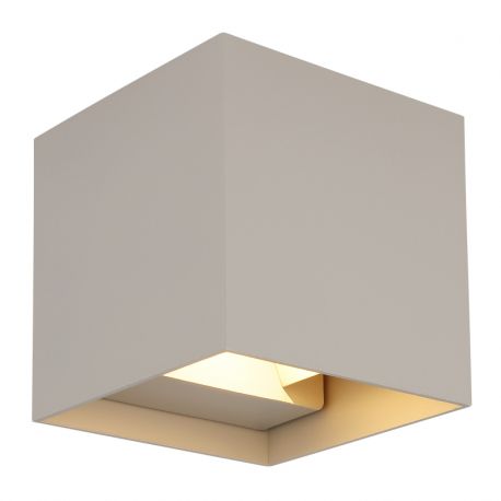 Aplice - Aplica LED, Spot pentru iluminat exterior design modern IP54 Veronika nisip 10x10cm