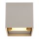 Aplice - Aplica LED, Spot pentru iluminat exterior design modern IP54 Veronika nisip 10x10cm