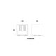 Aplice - Aplica LED, Spot pentru iluminat exterior design modern IP54 Veronika nisip 10x10cm