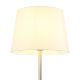 Lampadare - Lampadar de podea metal nickel abajur textil alb JORIS
