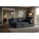 Coltare - Coltar extensibil, material texturat gri, APARTMENT 245cm