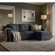 Coltar extensibil, material texturat gri, APARTMENT 245cm