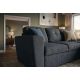 Coltare - Coltar extensibil, material texturat gri, APARTMENT 245cm