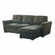 Coltare - Coltar extensibil, material texturat verde, APARTMENT 245cm