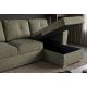 Coltare - Coltar extensibil, material texturat verde, APARTMENT 245cm