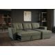 Coltare - Coltar extensibil, material texturat verde, APARTMENT 245cm