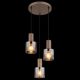 Pendule, Lustre suspendate - Lustra cu 3 pendule moderna WALTON