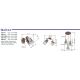 Pendule, Lustre suspendate - Lustra cu 3 pendule moderna WALTON