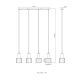 Pendule, Lustre suspendate - Lustra suspendata moderna WALTON 4L