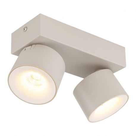 Plafoniere cu spoturi, Spoturi aplicate - Plafoniera LED cu 2 spoturi moderna RAE