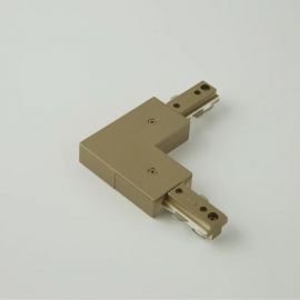 Spoturi, Proiectoare pe sina - Accesoriu, Conector L pentru sina Track Project Collection auriu