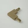 Accesoriu, Conector L pentru sina Track Project Collection auriu