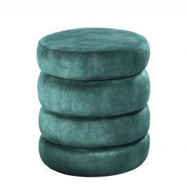 Banchete-Tabureti - Taburete cu spatiu de depozitare, VOGUE 40cm catifea verde