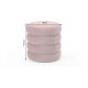 Banchete-Tabureti - Taburete cu spatiu de depozitare, VOGUE 40cm catifea rose