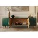 Comode - Comoda TV design vintage Golden Sunset 180cm turcoaz