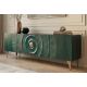 Comode - Comoda TV design vintage Golden Sunset 180cm turcoaz