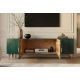 Comode - Comoda TV design vintage Golden Sunset 180cm turcoaz