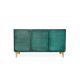 Comode - Comoda design vintage Golden Sunset 140cm turcoaz